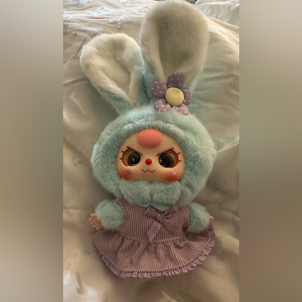 Macaron Cute Bunny in a dress.